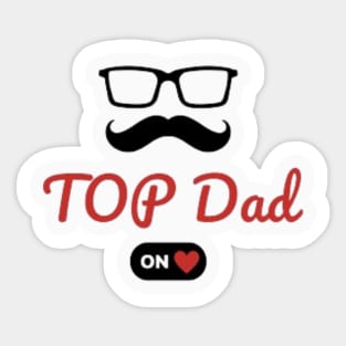 Top dad Sticker